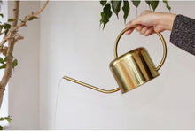 Load image into Gallery viewer, Lightweight Vintage Gold Watering Can - Ergonomic Design, No Assembly Needed