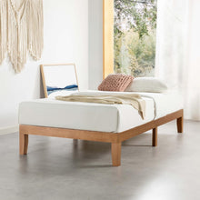 Load image into Gallery viewer, Classic 12-Inch Twin Platform Bed with Wooden Slats - Compact &amp; Reliable