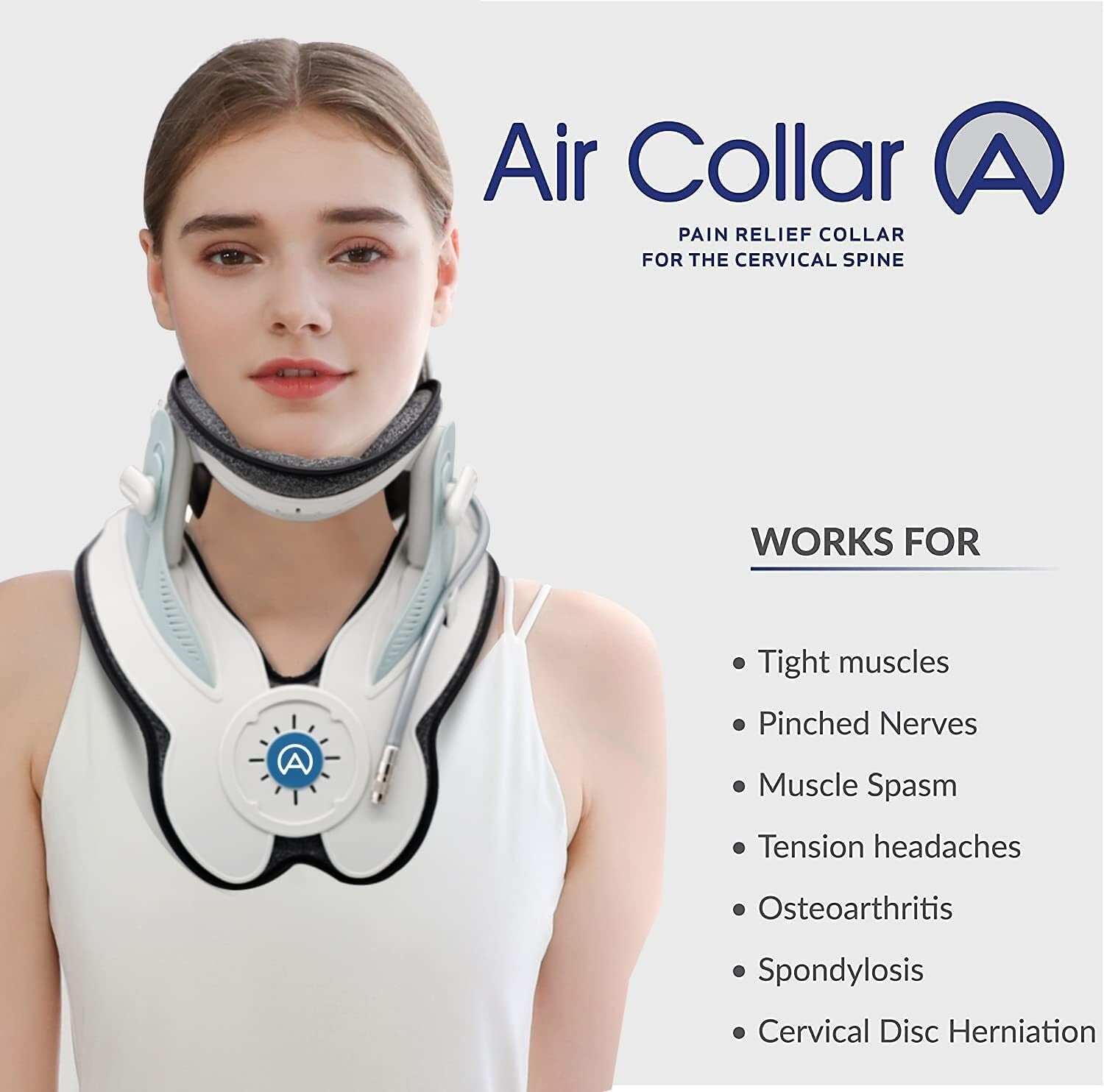 Cervical Traction Device for Natural Spine Alignment - Lightweight & Effective