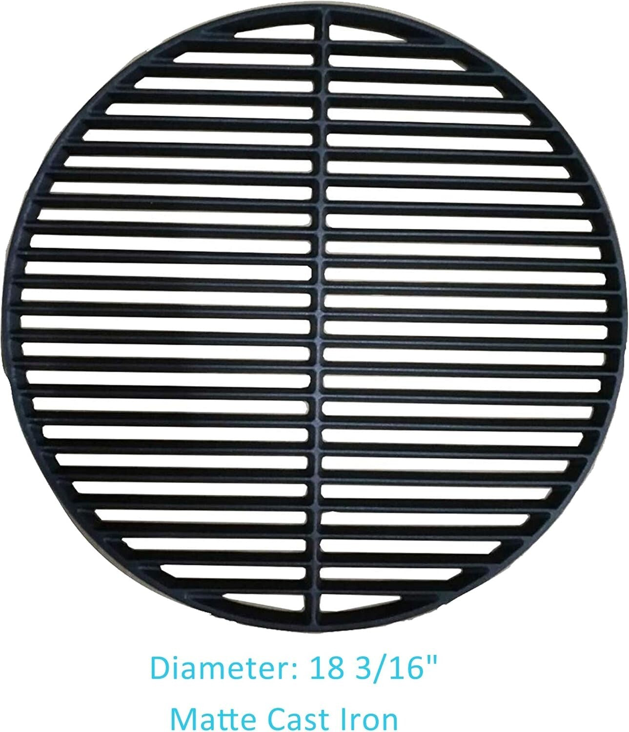 Cast Iron Cooking Grid 18 3/16" - Ideal for Big Green Egg & Char-Griller Grills