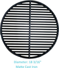 Load image into Gallery viewer, Cast Iron Cooking Grid 18 3/16" - Ideal for Big Green Egg &amp; Char-Griller Grills