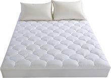 Load image into Gallery viewer, 300TC King Size Cooling Mattress Pad - Soft, Machine Washable with Deep Pocket