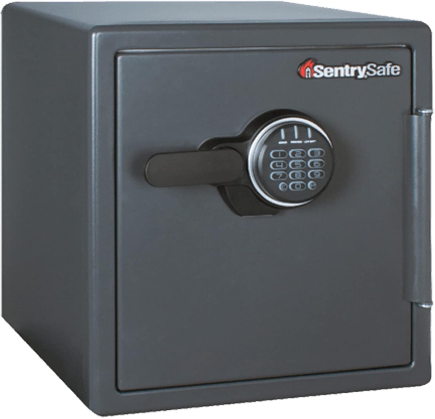 Home Security Fireproof Safe, Digital Keypad & Organizational Shelf - 1.23 Cu Ft