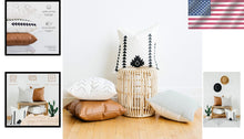Load image into Gallery viewer, Set of 4 Modern 18" x 18" Decorative Faux Leather Pillow Covers - Amaro Design