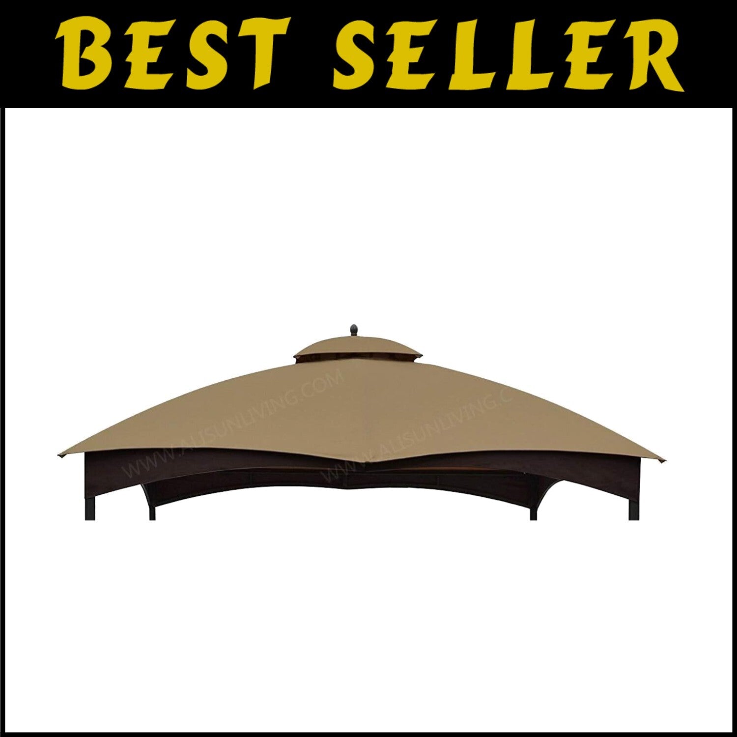Water-Repellent Replacement Canopy for 10' x 12' Lowe's Gazebo - Air Vent Design