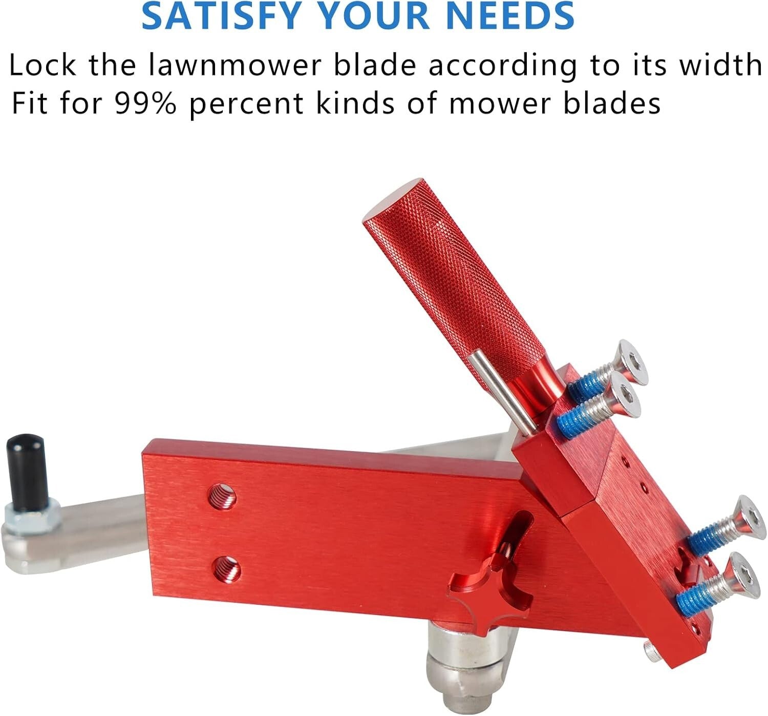 15°-45° Adjustable Lawn Mower Blade Sharpening Tool - Professional & Easy Setup