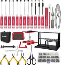Load image into Gallery viewer, Comprehensive 27PCS RC Maintenance Tool Set with Magnetic Tray &amp; Organizer