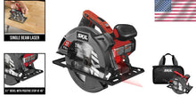 Load image into Gallery viewer, Professional 15 Amp Circular Saw with Laser &amp; Dust Blower - 51 Degree Bevel