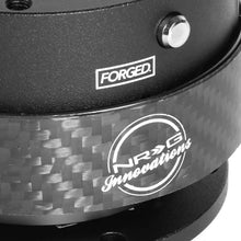 Load image into Gallery viewer, NRG Gen 2.0 Black Steering Wheel Quick Release Kit - Carbon Fiber, Universal Fit