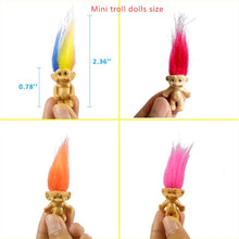 Load image into Gallery viewer, Colorful Mini Troll Dolls Collection - 100pcs PVC Cake Toppers &amp; Party Favors