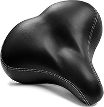 Load image into Gallery viewer, Universal Extra Wide Bicycle Seat - Memory Foam &amp; Durable Faux Leather Covering