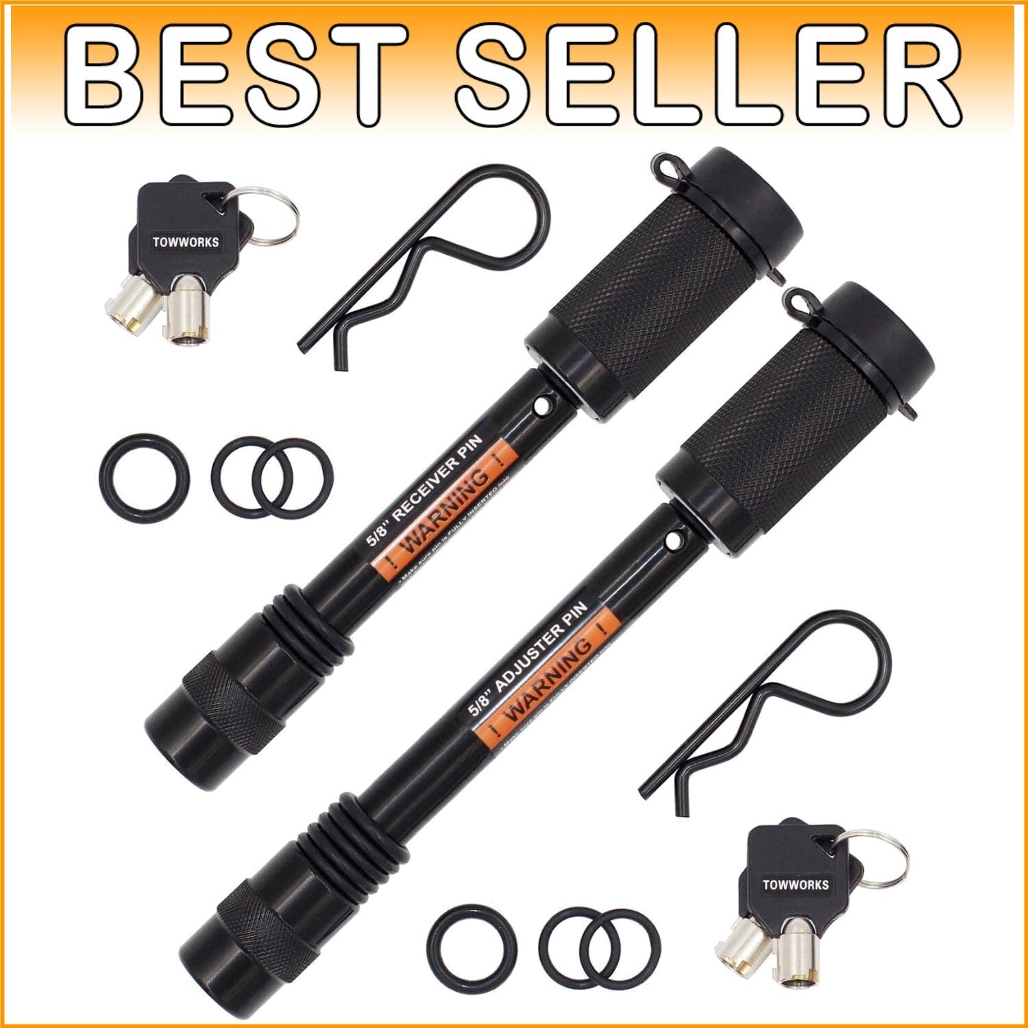 Durable Weather-Resistant Trailer Lock Set for Secure Towing Solutions