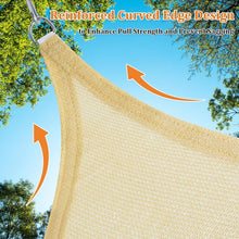 Load image into Gallery viewer, High-Density UV Protection Rectangle Sun Shade Sail - Custom Sizes Available
