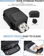 Load image into Gallery viewer, Multi-Compartment Waterproof Laptop Backpack for Comfort &amp; Style - 18x14x8 in