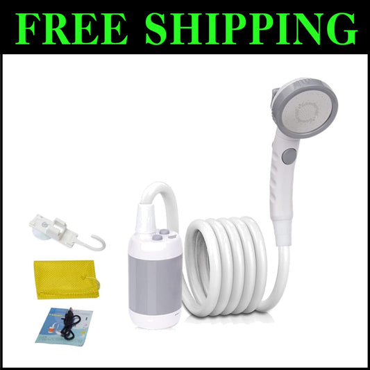 Multiple-Use Portable Electric Shower - Perfect for Camping, Washing Pets & Cars