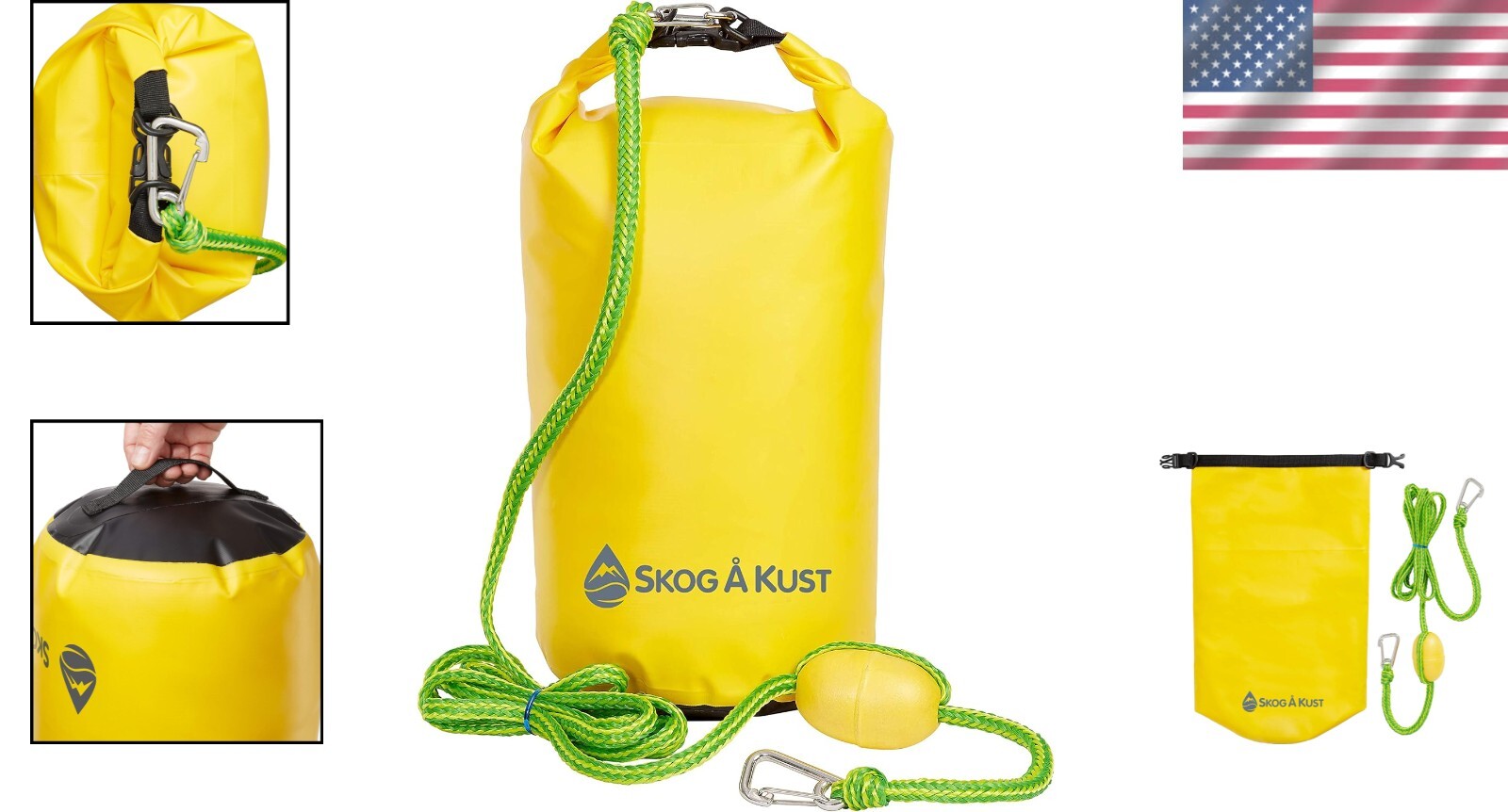 Heavy-Duty 500D PVC 2-in-1 Anchor Bag & Dry Pack - Ideal for Water Adventures