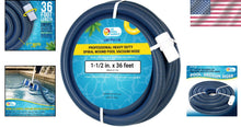 Load image into Gallery viewer, Spiral Wound Pool Vacuum Hose - 1-1/2" x 36' for Maximum Flow and Efficiency