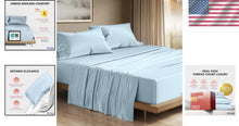 Load image into Gallery viewer, Cooling 100% Egyptian Cotton 4PC Sheet Set - Cal King Size - Hotel Quality