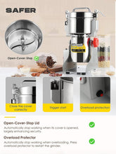 Load image into Gallery viewer, 300g Commercial Spice &amp; Grain Grinder - 220V Swing Design with Auto Protection