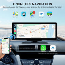 Load image into Gallery viewer, Innovative 10.26'' Wireless Car Audio Receiver with 4K Dash Cam &amp; GPS Navigation