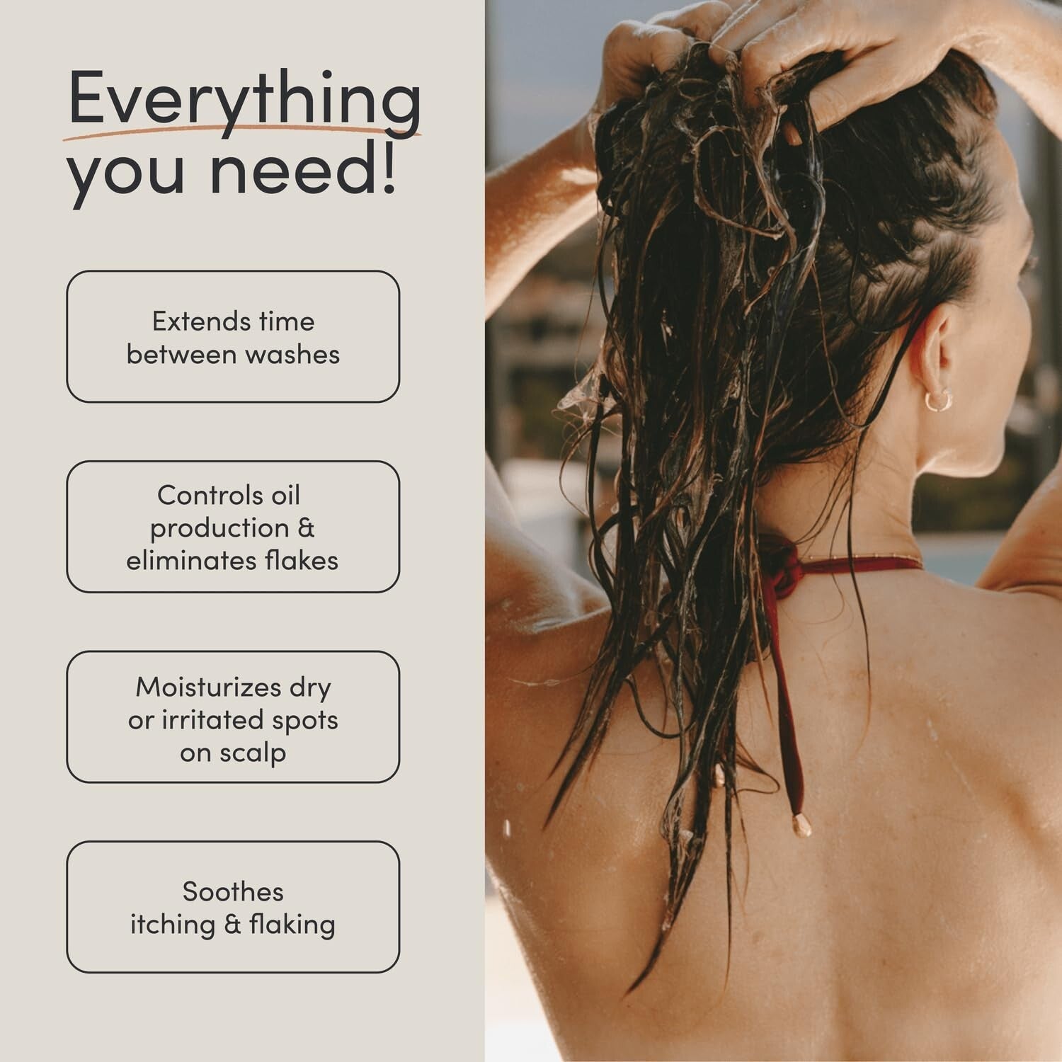 Soothing Anti-Dandruff Shampoo and Conditioner for Itchy, Flaky Scalp Relief