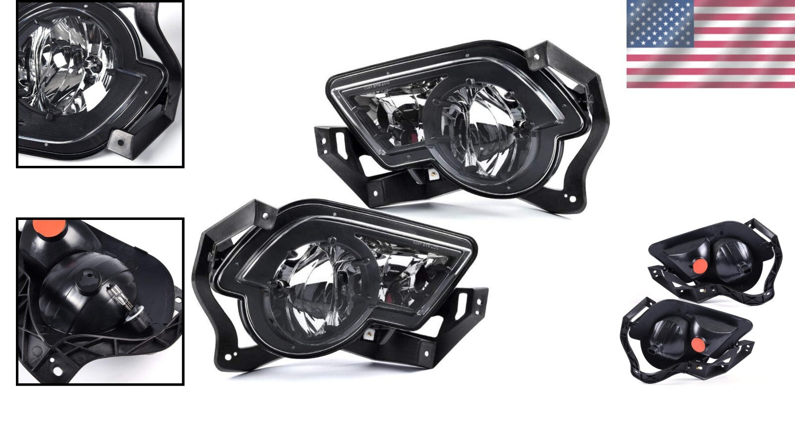 High Visibility Halogen Fog Lights for 2003-2006 Avalanche - Chrome Finish