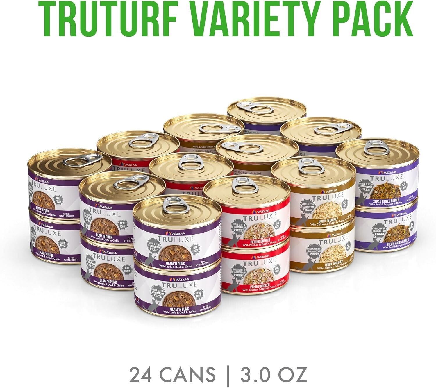 24-Pack of TruLuxe 3oz Wet Cat Food - Irresistible Flavors for Every Feline