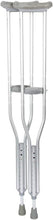 Load image into Gallery viewer, Silver Lightweight Crutches for Adults &amp; Children - Comfort &amp; Stability Included
