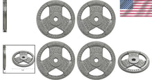 Load image into Gallery viewer, Durable Cast Iron Olympic Weight Plates - 10lbs Set of 4 for Strength Training