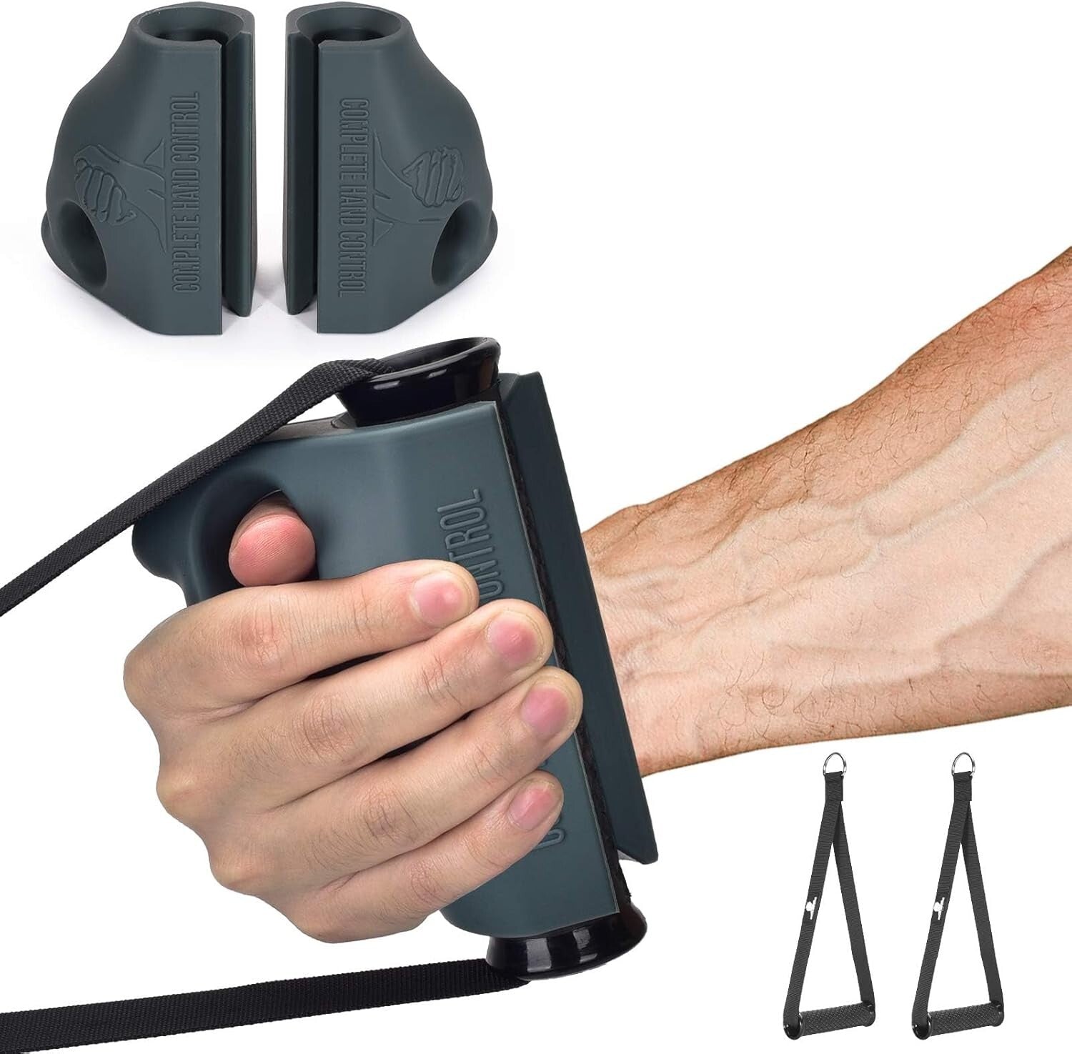 Customizable Silicone Grip Handles for Arm Wrestling & Strength Training