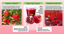 Load image into Gallery viewer, Complete Wellness with Organic Pomegranate Extract Softgels - 180 per Bottle