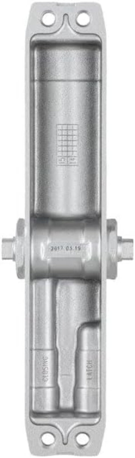 Adjustable Automatic Door Closer – Commercial Grade 3 Spring Hydraulic Silver