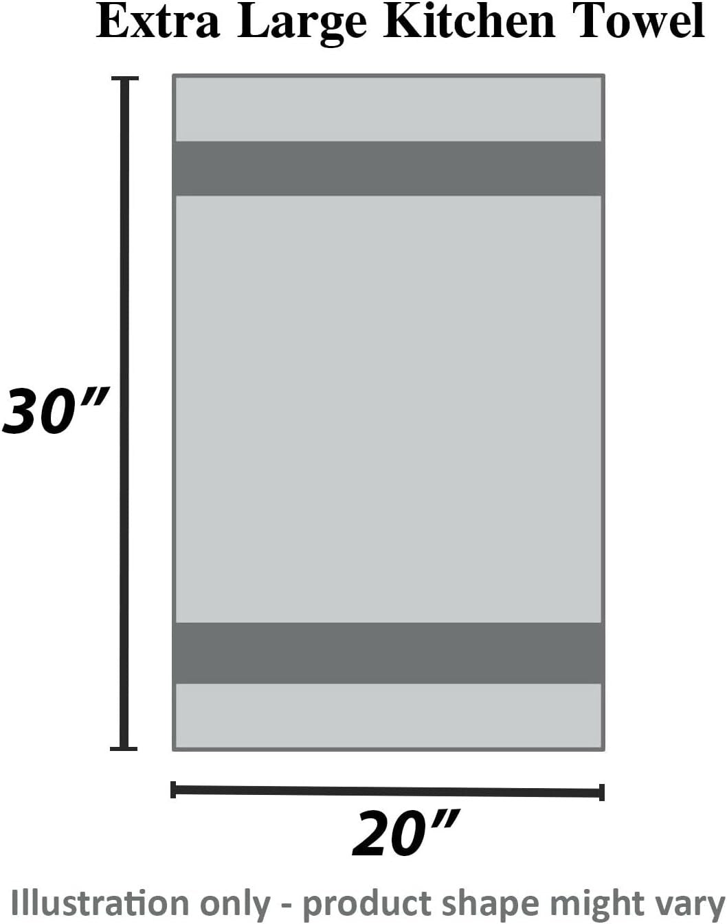 Eco-Friendly 100% Cotton Dish Towels - 12 Linen Hand Towels for Every Occasion