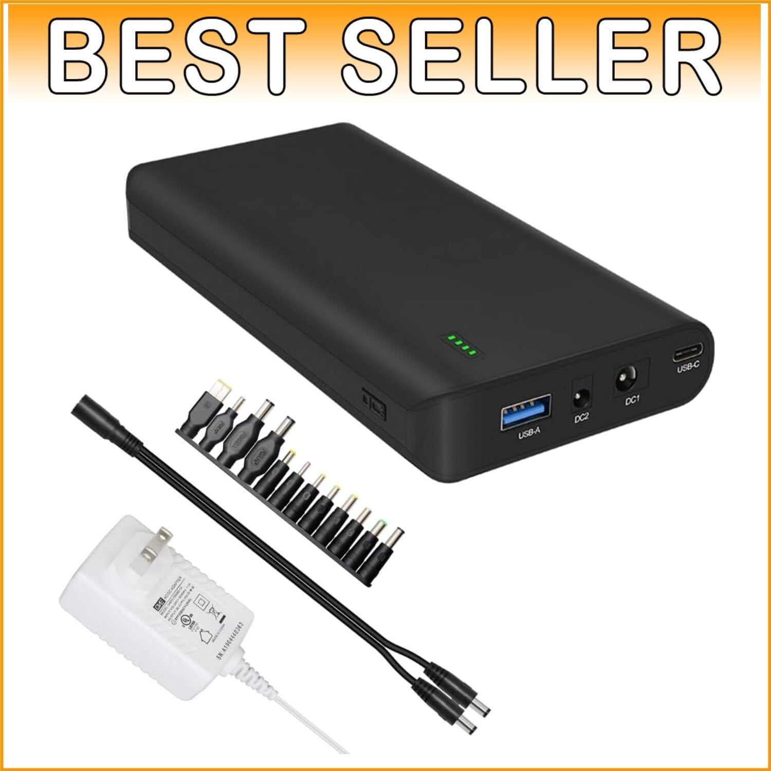 Lightweight 17500mAh Lithium-Ion Battery Pack with LED Indicator - Travel Ready