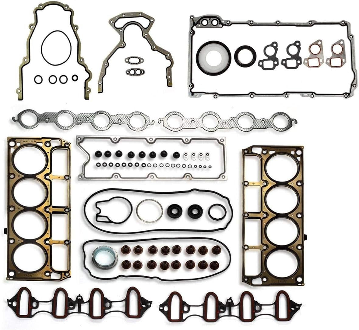 MLS Full Cylinder Engine Gasket Set HS26191PT-1 Compatible with Multiple Models