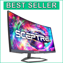 Load image into Gallery viewer, Immersive 24.5-Inch Curved Monitor - 1080p, 240Hz Refresh Rate, Matte Finish