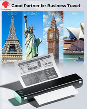 Load image into Gallery viewer, Compact Inkless Portable Printer with Rechargeable Battery - Print Anywhere!