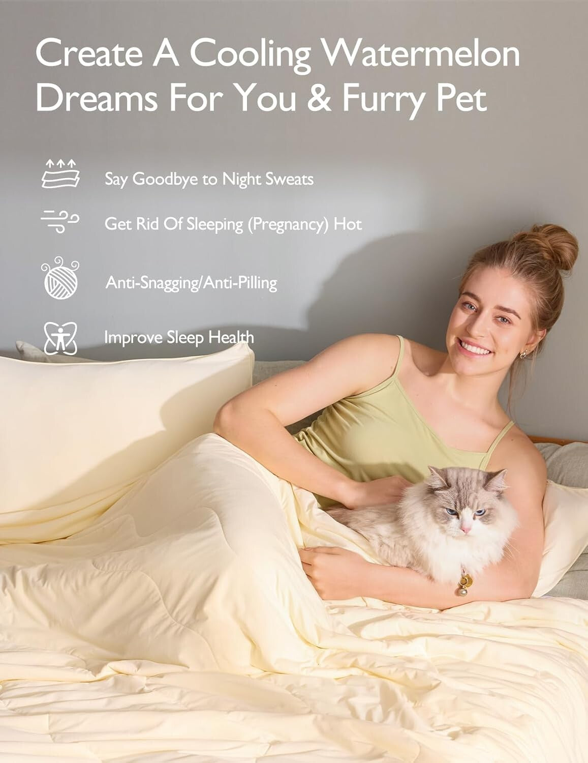 Lightweight Breathable Cooling Blanket - Life CoolMurm Comforter 106"x90" King