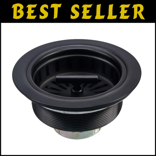 Stainless Steel Kitchen Sink Strainer Assembly - Rustproof & Leak-Proof Design