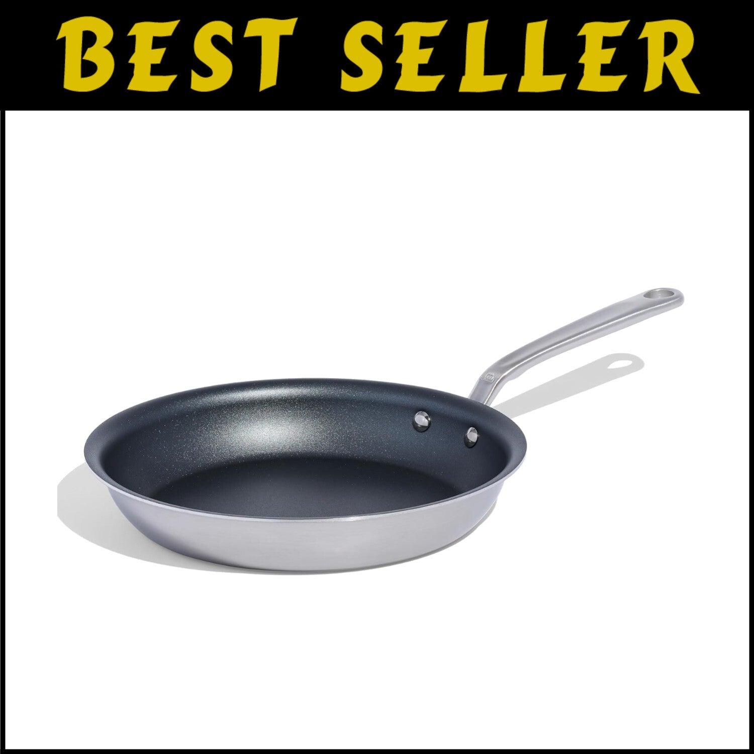 ProCoat 10" Non-Stick Frying Pan - 5-Ply Stainless Steel - Induction Compatible