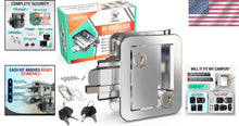 Load image into Gallery viewer, Water-Resistant Chrome RV Door Lock - Fast Installation with Lifetime Warranty