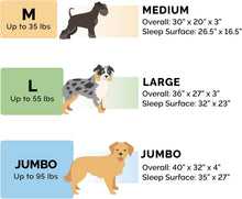 Load image into Gallery viewer, Pinsonic Quilted L-Shaped Dog Bed for Large Breeds - Jumbo Size, Cozy Comfort
