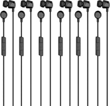 Load image into Gallery viewer, Noise-Isolating Jib Earbuds 3.5mm Plug - Travel-Friendly 6 Pack with Control