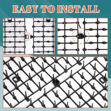 Load image into Gallery viewer, 2-Piece 6.5ft Humane Cat Mat - Effective Spike Deterrent for Gardens &amp; Surfaces