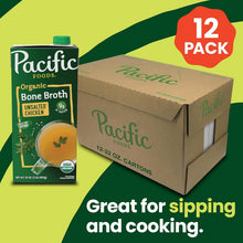 Load image into Gallery viewer, Savory Organic Chicken Bone Broth - Unsalted &amp; Gluten-Free, 12 Pack of 32 oz