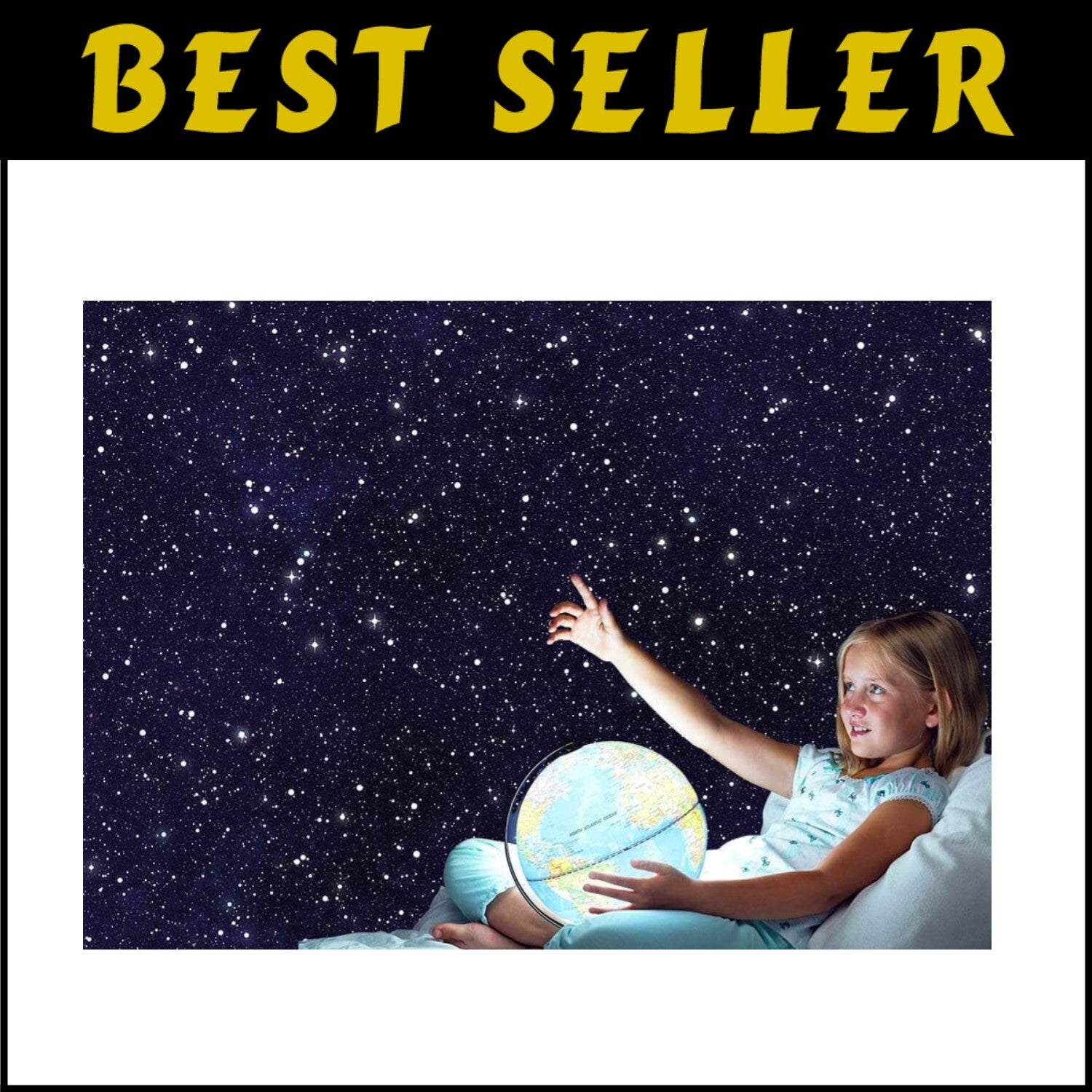 Starry Night 10x8ft Photography Backdrop - Perfect for Kids' Birthday Parties
