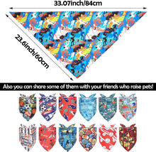 Load image into Gallery viewer, 50PCS Sports-Themed Dog Bandanas for Large Breeds - Comfortable &amp; Stylish