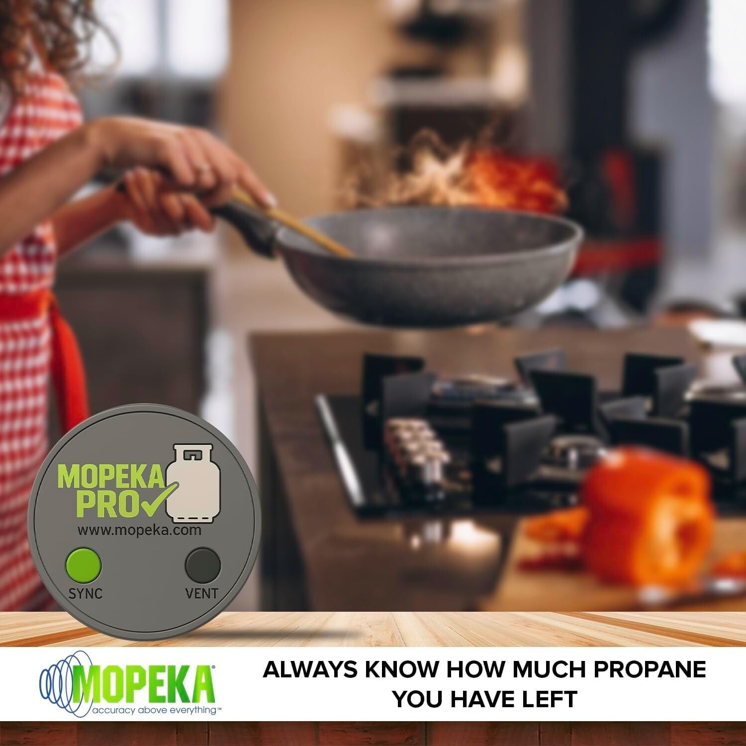 App-Controlled Propane Tank Pressure Gauge - Wireless and Magnetic Installation