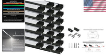 Load image into Gallery viewer, 20-Pack Customizable 3.3Ft Black LED Aluminum Channels for Easy Installation