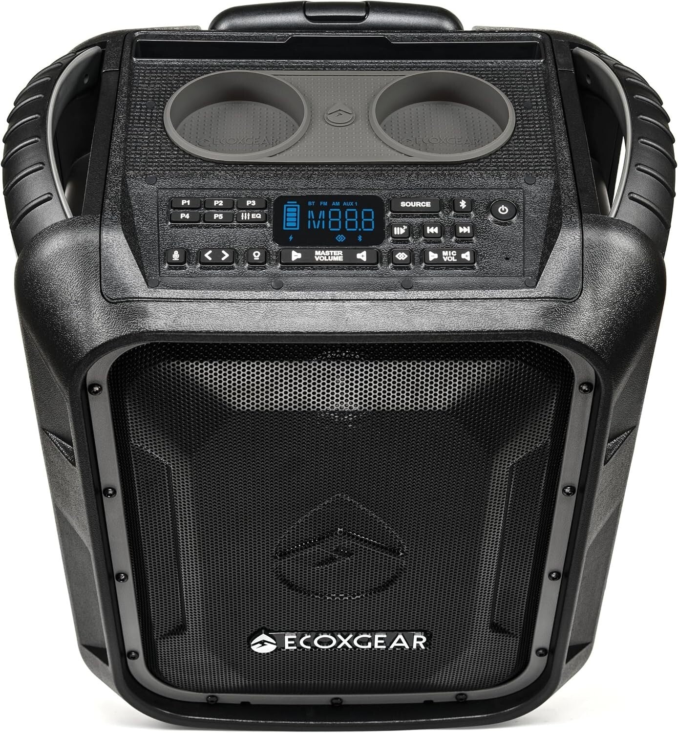 100W EcoBoulder+ Waterproof Bluetooth Speaker with PA System - Portable & Rugged